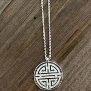 Swarovski Necklace - Greek Key